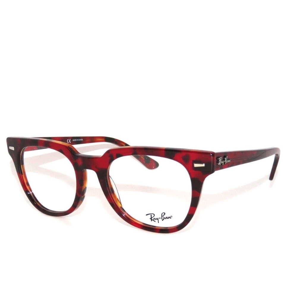 Ray Ban Meteor 5377 5911 50 Transparent Red On Havana Eyeglasses